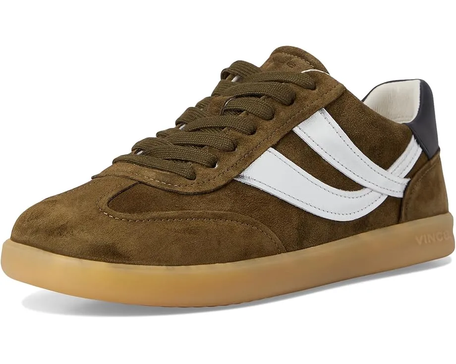 Кроссовки Vince Oasis-W из мягкой кожи и замши с волнообразным дизайном