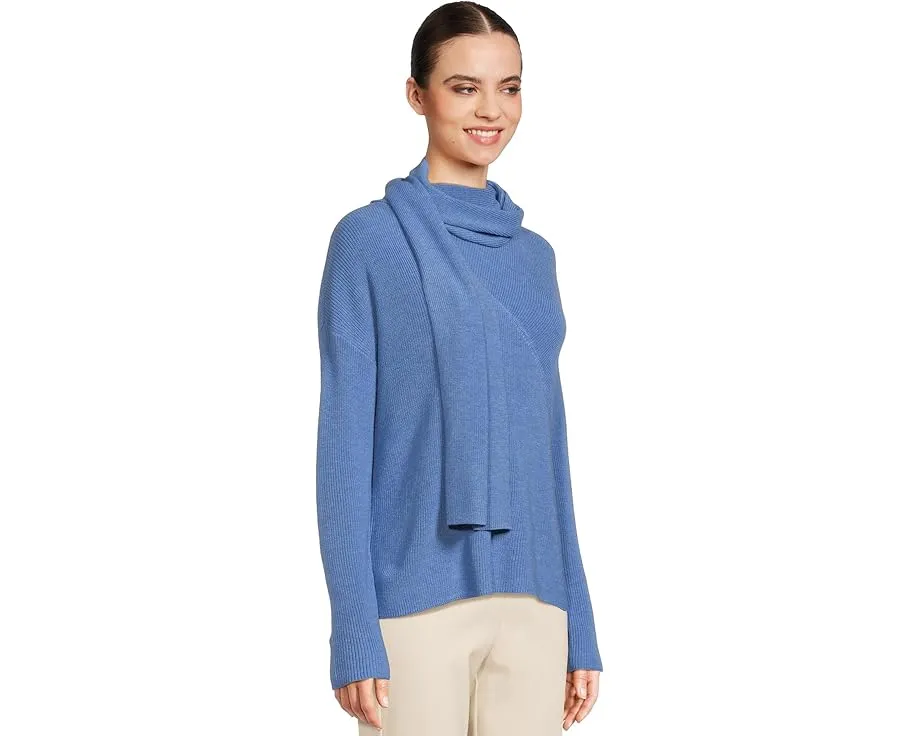 Свитер Elliott Lauren It's a Wrap с прикрепленным шарфом и длинными рукавами