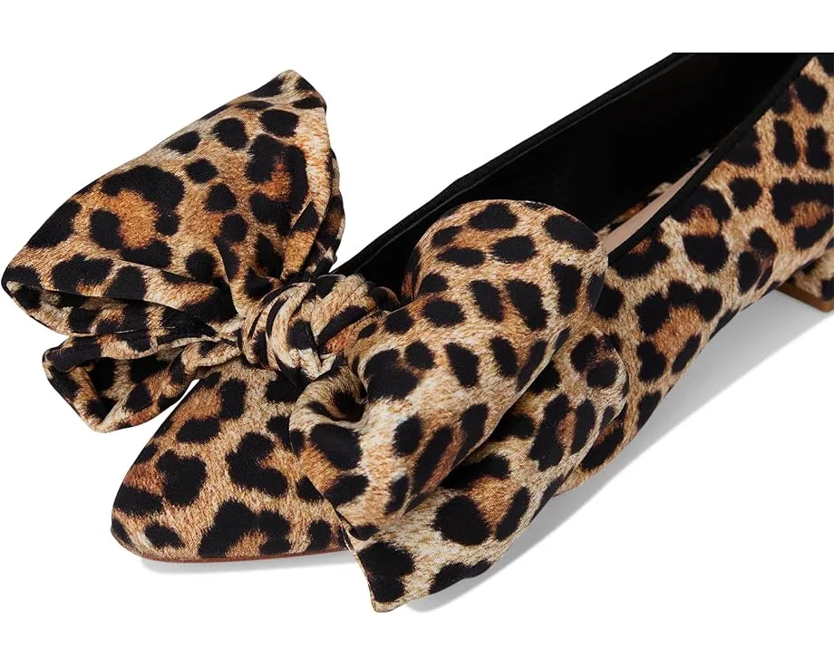 Лоферы Loeffler Randall Noa Bow Flat с большим бантом и каблуком