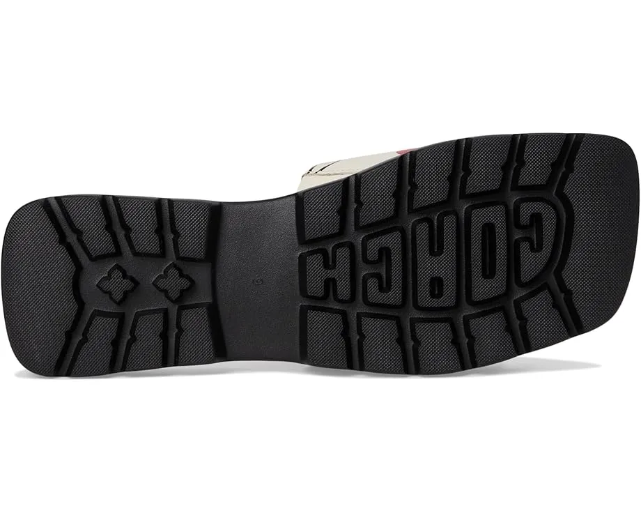 Сандалии Florence с вишневым принтом от COACH из кожи на подошве EVA