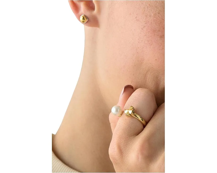 Кольцо Kate Spade New York Interlock Ring с кубическим цирконием