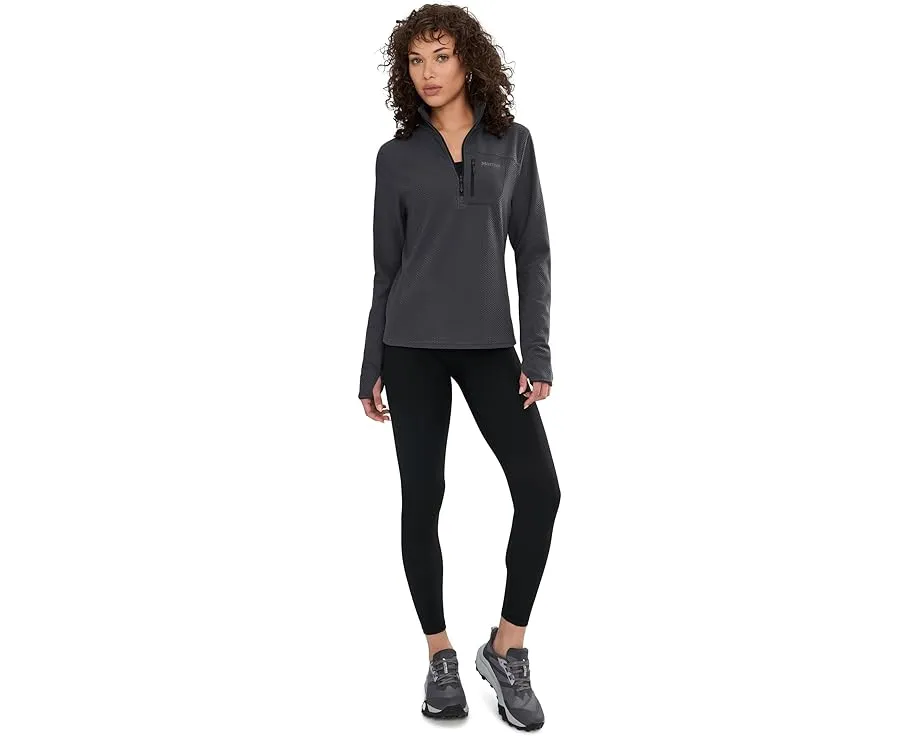 Толстовка Marmot AirFleece 1/2 Zip с нагрудным карманом и перепонками для большого пальца