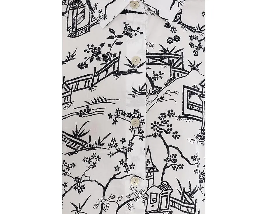 Toile Cotton Sateen Short Pajama Set