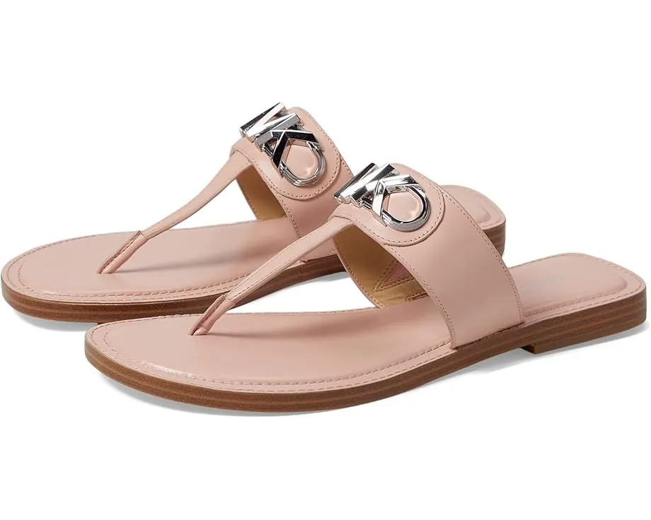 Сандалии MICHAEL Michael Kors Parker Thong с кожаным верхом и круглым носком