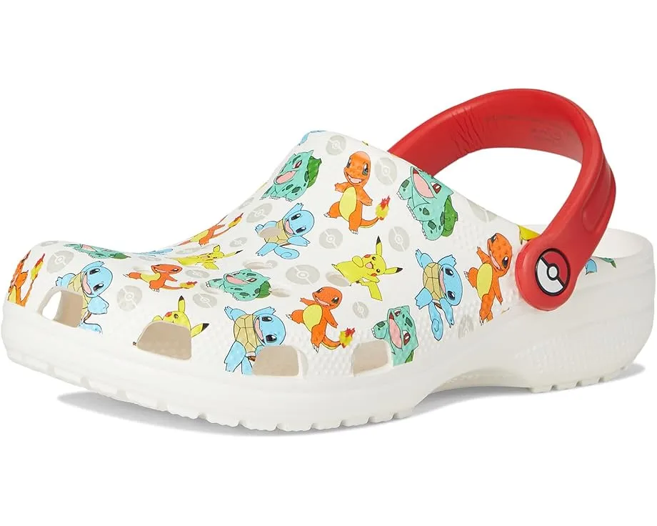 Детские кроксы Crocs Classic Pokemon с рисунком