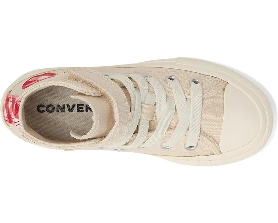 Converse детские кеды Chuck Taylor All Star с клетчатыми акцентами и застежкой на липучке