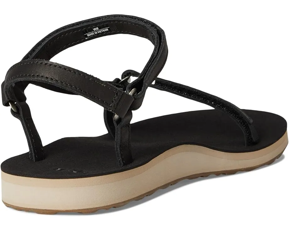 Сандалии Original Universal Slim Lea от Teva из мягкой кожи с регулируемыми ремешками