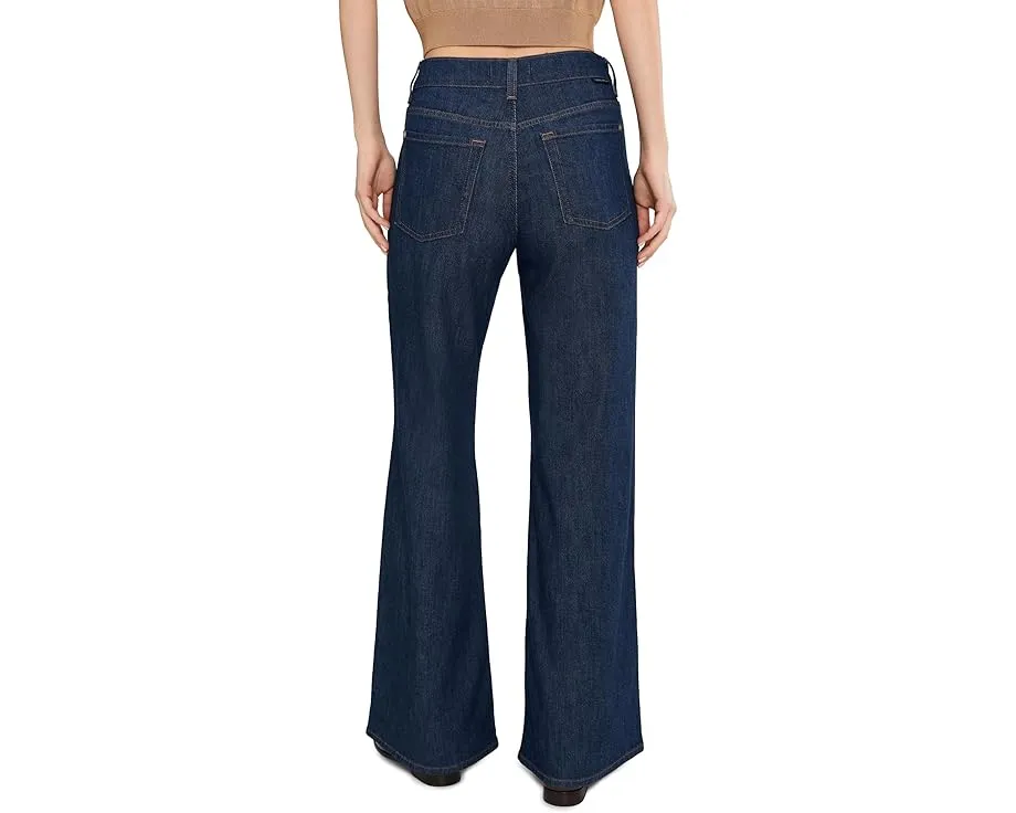 Джинсы Lotta Tailorless с высокой посадкой и широкими штанинами 7 For All Mankind