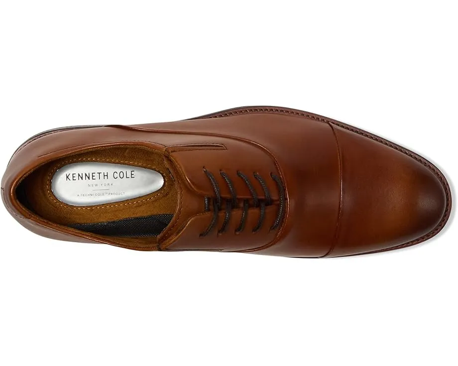Кожаные оксфорды Tully Cap Toe с эластичной вставкой и каблуком