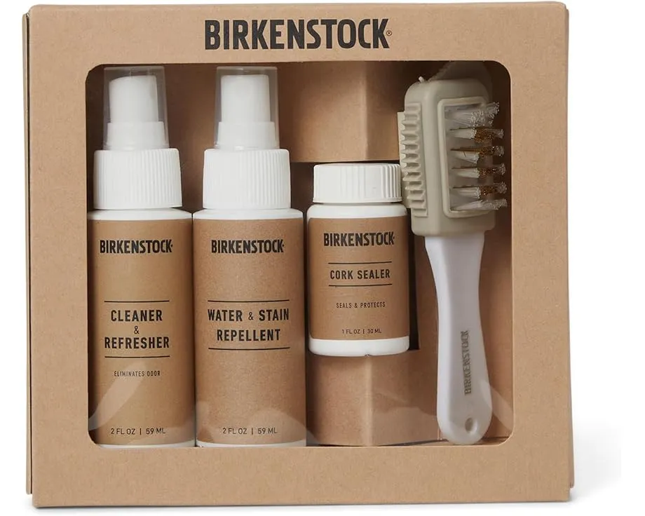 Набор для ухода за обувью Birkenstock Deluxe Shoe Care Kit с герметиком для пробки