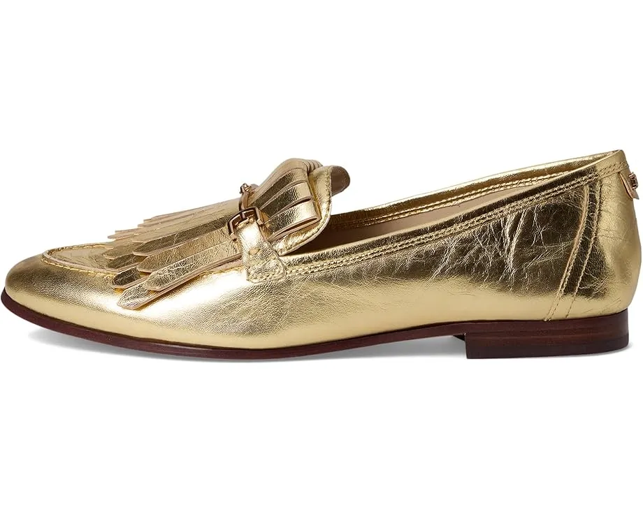 Лоферы Sam Edelman Liz из состаренной кожи с килти и металлической пряжкой