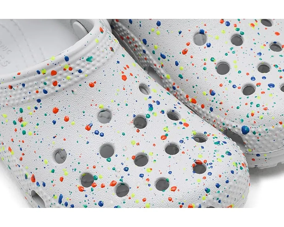 Crocs Classic Marbled Tie-Dye Clog сабо с мраморным принтом тай-дай