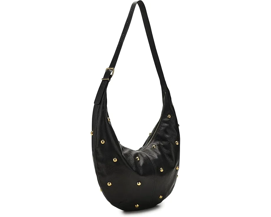 Сумка The Essential Curve Shoulder Bag из кожи со стразами Madewell