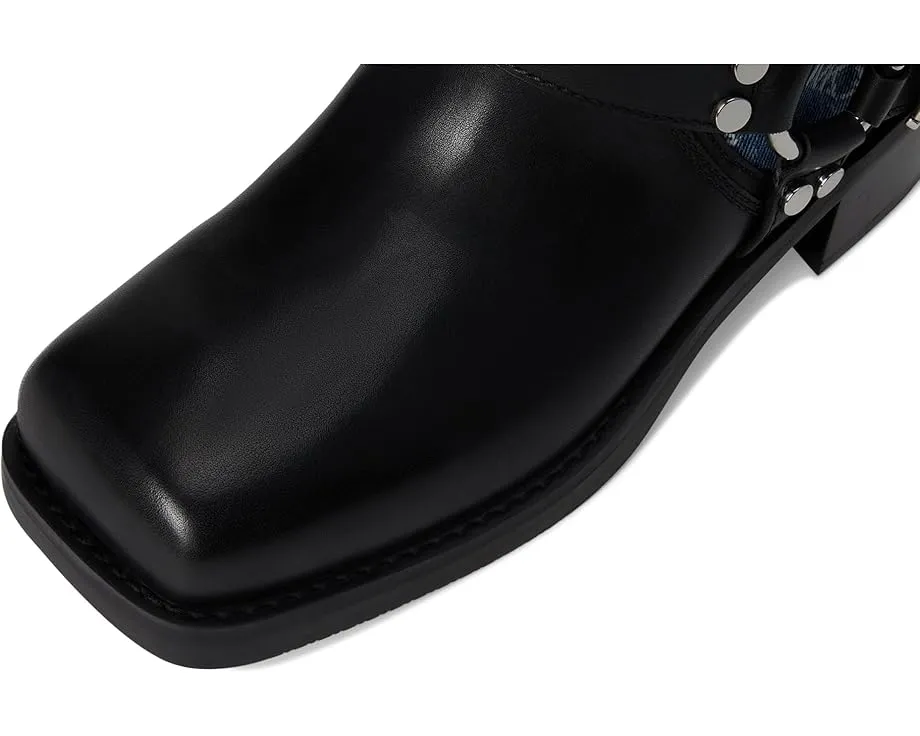 Кожаные мото-ботинки Crosby с квадратным носком и молнией от MICHAEL Michael Kors