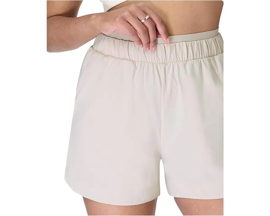 Шорты Sweaty Betty Explorer Elevated 3 дюйма с эластичным поясом