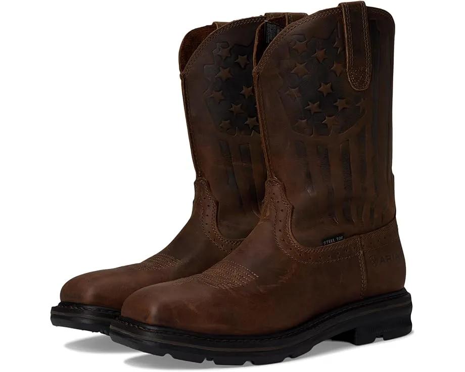 Рабочие ботинки Sierra Shock Shield Patriot со стальным носком от Ariat