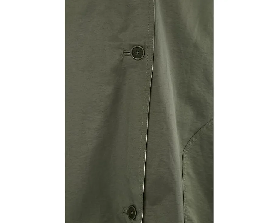 Двустороннее пальто с капюшоном из хлопка и нейлона Eileen Fisher