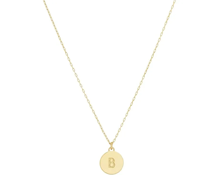 Мини кулон с инициалом Kate Spade New York на цепочке