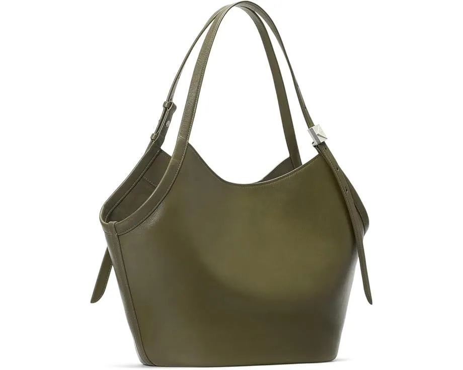 Сумка-тоут Deco из мелкозернистой кожи в форме тюльпана Kate Spade New York