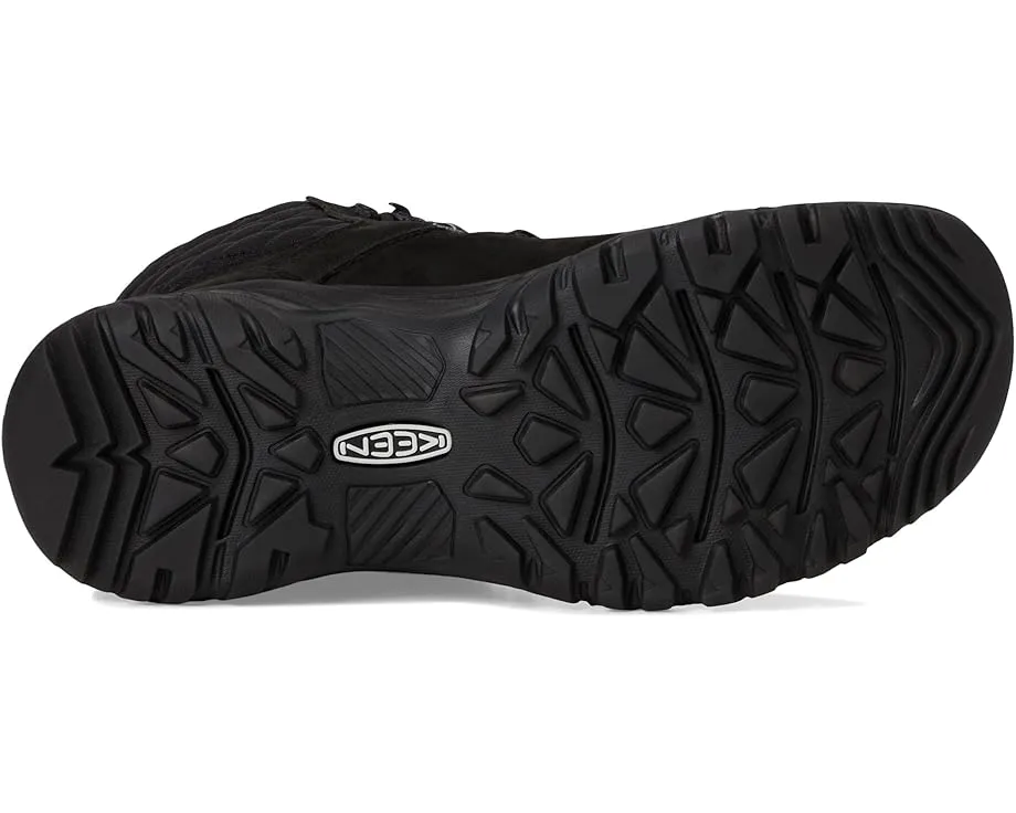 Утепленные водонепроницаемые зимние ботинки KEEN Greta 2 с кожаным верхом и стеганым воротником