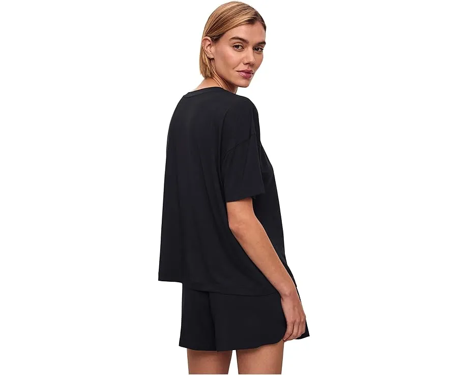 Футболка Eberjey Gisele из модала с открытым вырезом и сертификатом OEKO-TEX