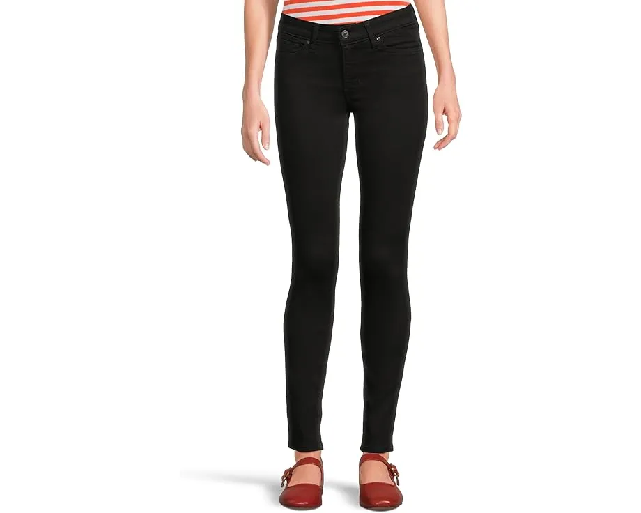 Узкие джинсы Levi's Womens 711 Skinny с кожаным патчем и эластичной тканью