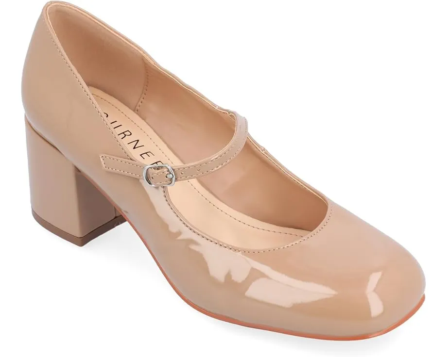 Туфли-лодочки Okenna с квадратным носком и устойчивым каблуком от Journee Collection