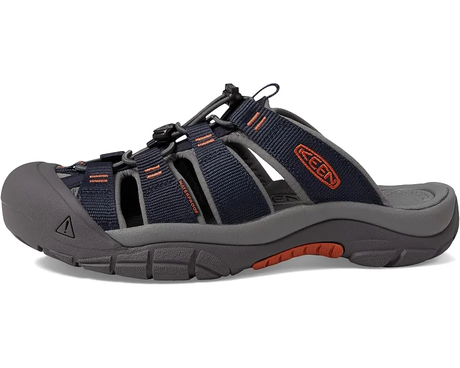 Сланцы KEEN Newport Slide с водоотталкивающим нубуком и противоскользящей подошвой
