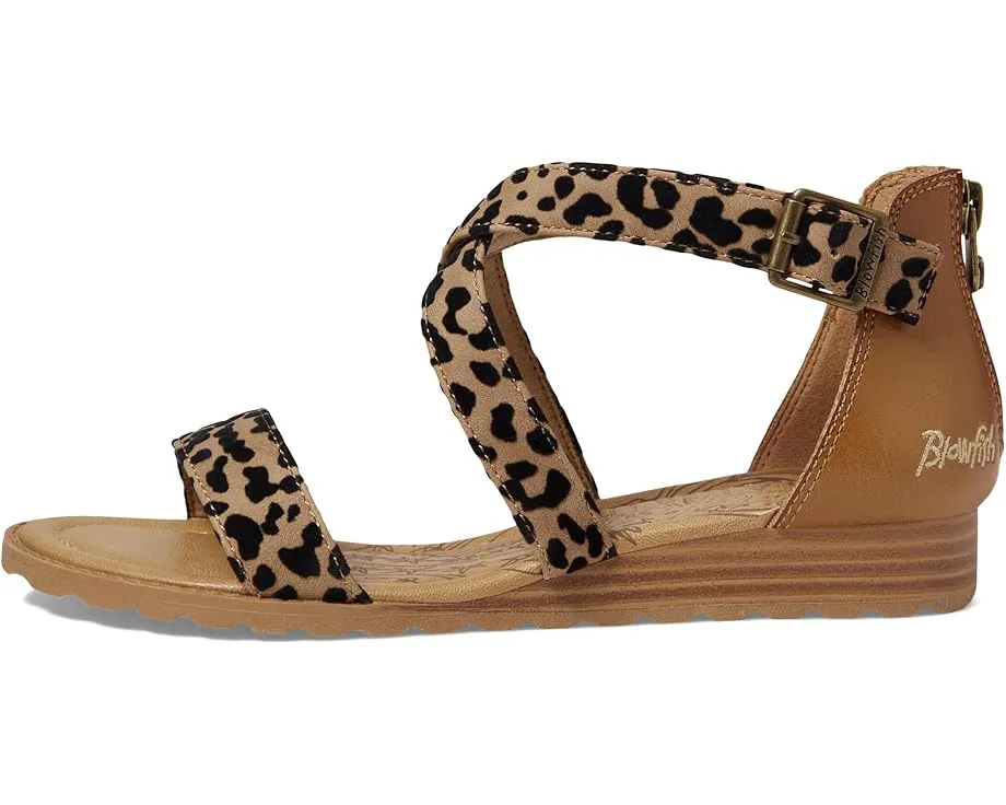 Сандалии Blowfish Malibu Aida-K для детей на микроклине с застежкой на молнию