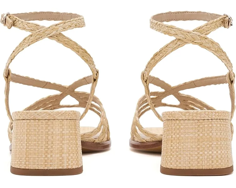 Сандалии Sam Edelman Fletcher на каблуке из рафии