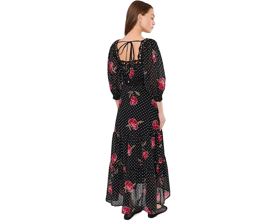 Макси-платье Free People Morning Meadows с длинным рукавом