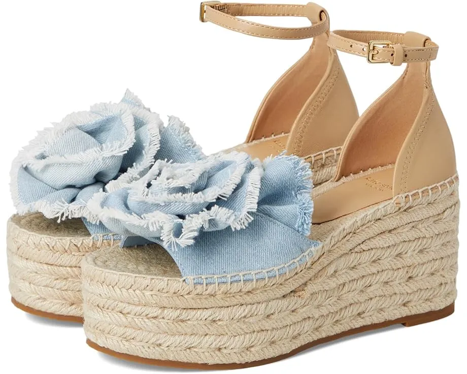 Босоножки-эспадрильи на танкетке Flourish Denim Kate Spade New York с джинсовым верхом