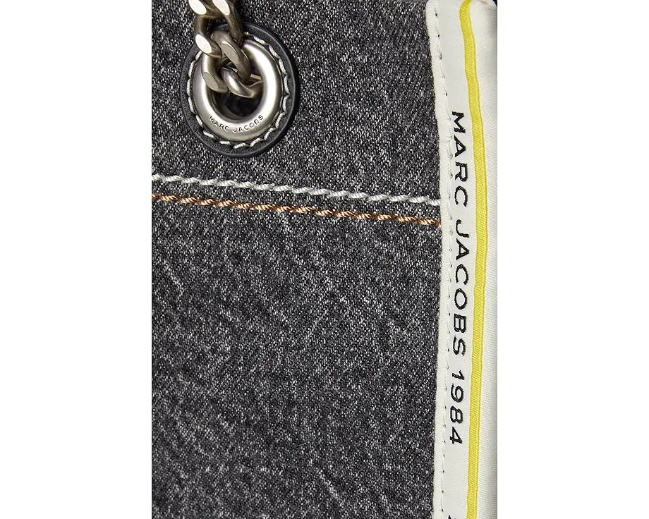 Средняя сумка-тоут Marc Jacobs The Denim Chain из хлопка с двумя отделениями