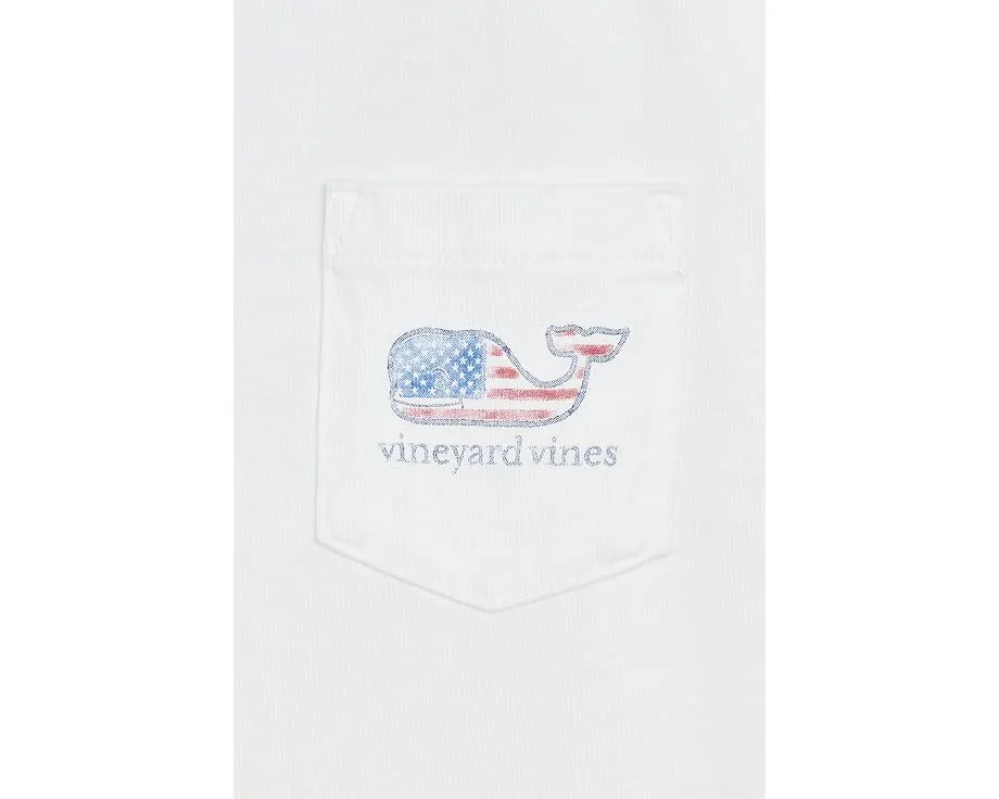 Футболка Vineyard Vines Kids Short Sleeve Pocket Tee с коротким рукавом и карманом
