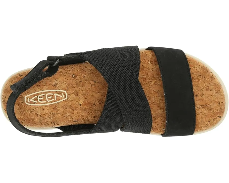 Босоножки KEEN Elle Crisscross на платформе с переплетением и застежкой-пряжкой