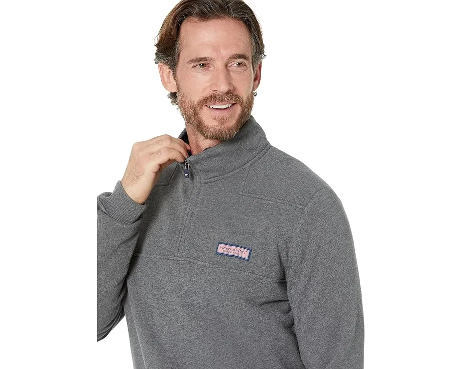 Vineyard Vines Классическая толстовка Shep Shirt с воротником стойкой и молнией