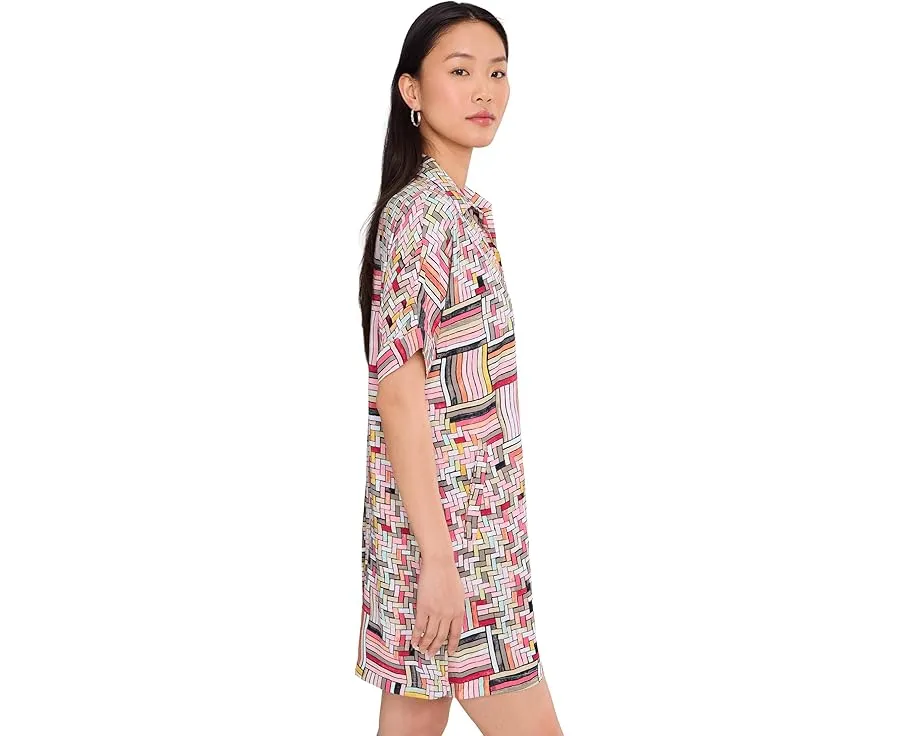 Платье NIC+ZOE Petite Colorweave Devon с силуэтом долман и карманами