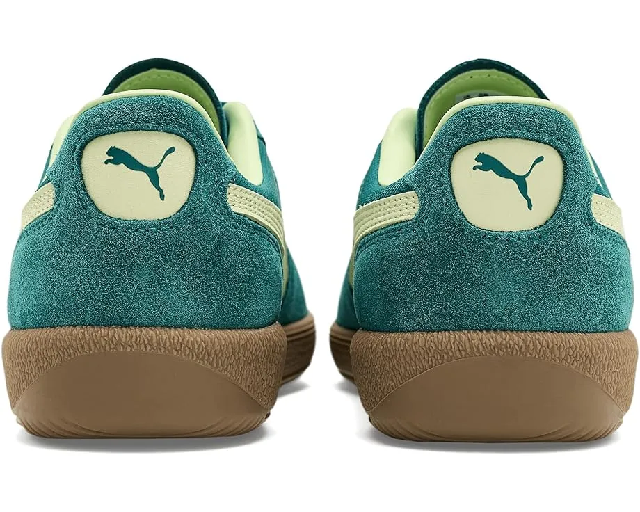 Кроссовки PUMA Palermo Vintage с кожаным верхом и резиновой подошвой