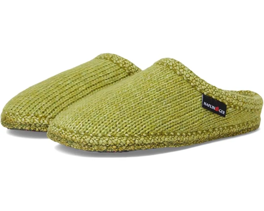 Тапочки Haflinger As De Punto из натуральной вареной шерсти