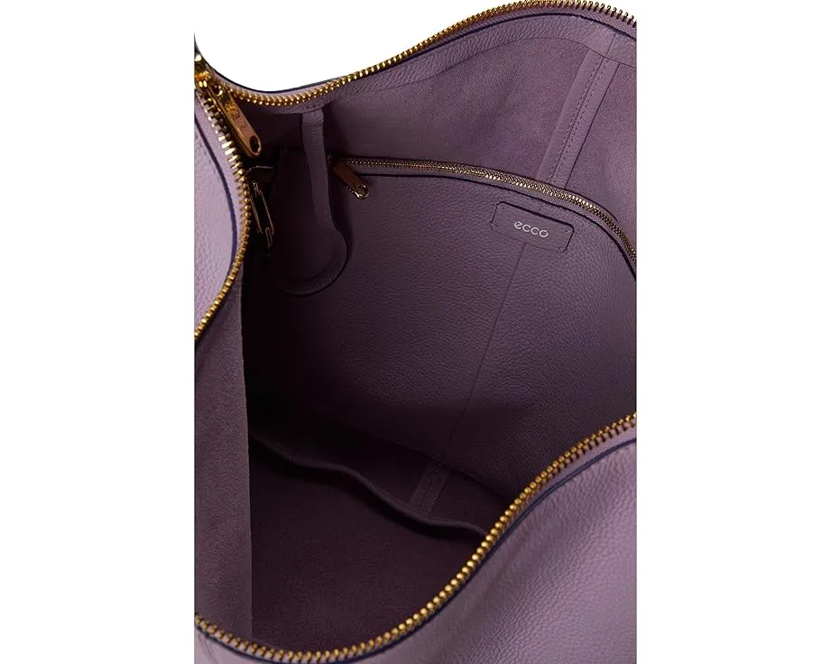 Большая сумка-хобо из мягкой кожи Aerolyn с регулируемым ремнем ECCO