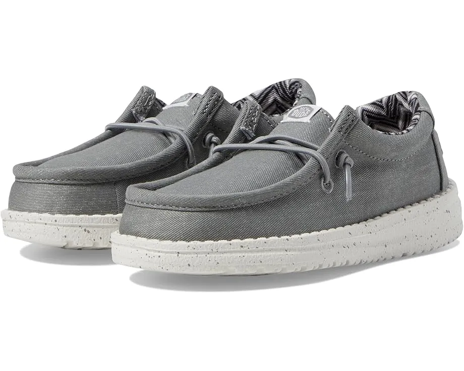 Мокасины Wally Canvas для малышей от Hey Dude