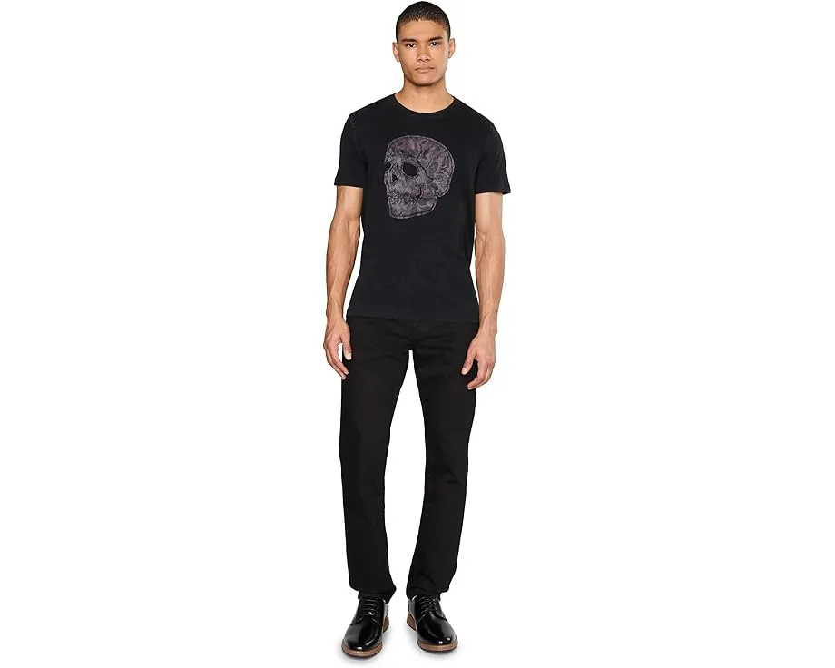 Футболка Applique Skull Tee с аппликацией John Varvatos