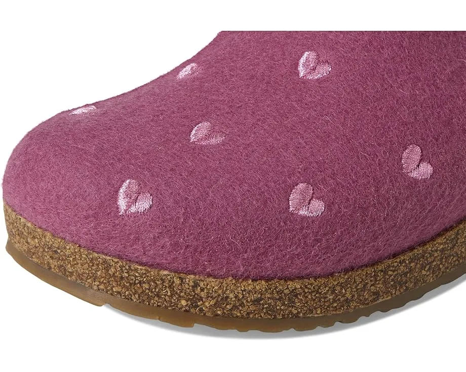 Клоги Cuorcini из чистой шерсти с пробковой стелькой Haflinger