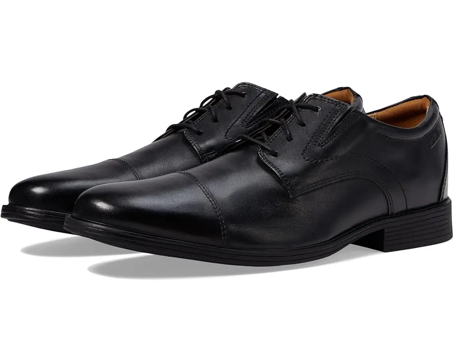 Clarks Оксфорды Whiddon Cap из натуральной кожи с мыском