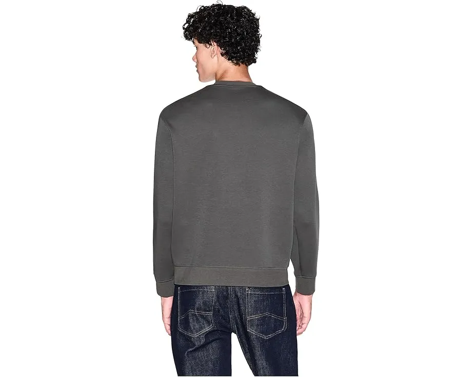 Свитшот Armani Exchange с лентой логотипа и длинным рукавом