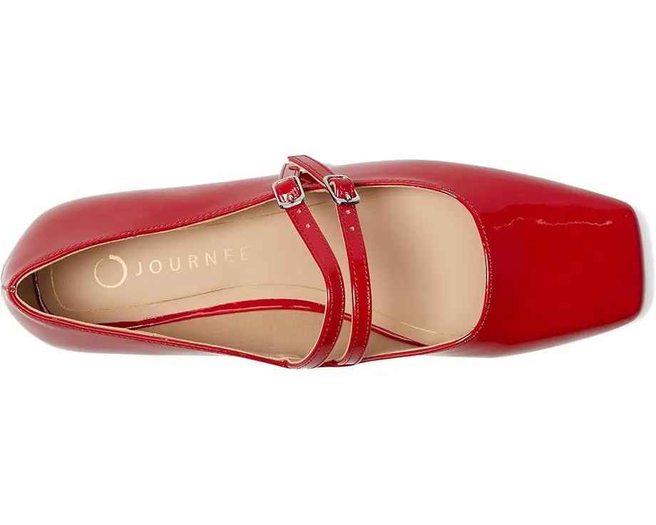 Туфли Gredah с квадратным носком и двойными ремешками на пряжках