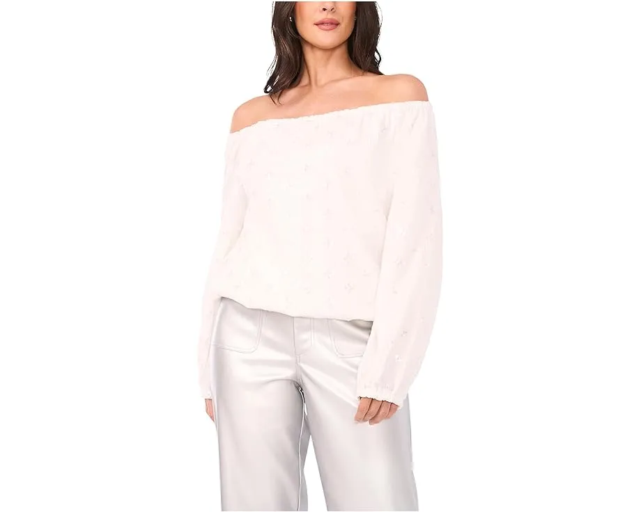 Блуза Vince Camuto с открытыми плечами и длинными рукавами