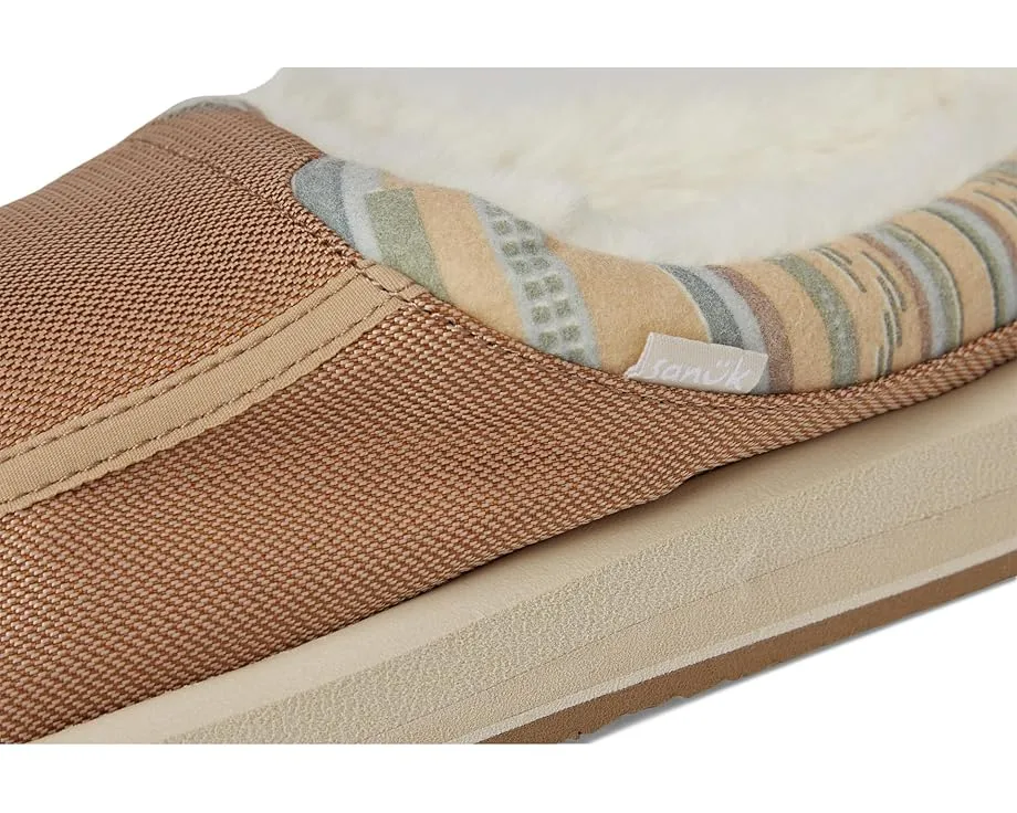 Лоферы Sanuk Donna Cozy с искусственным мехом и стелькой Soft Top для комфорта босиком