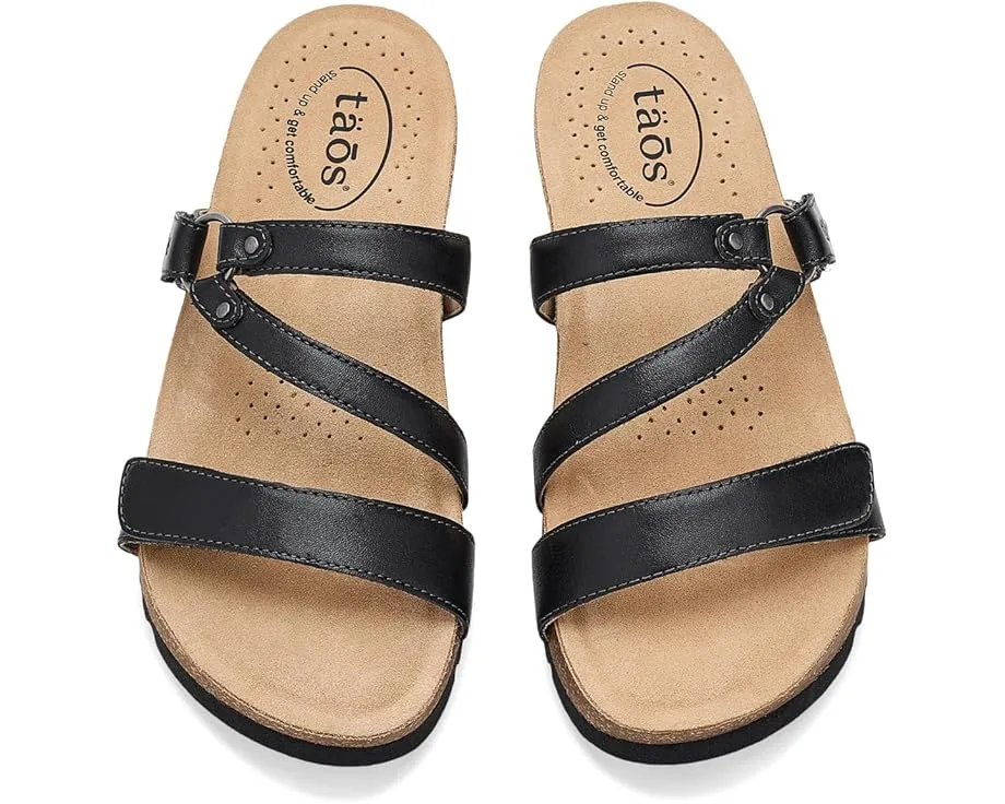 Сандалии Taos Footwear Ringslide с кожаными ремешками и декоративным кольцом