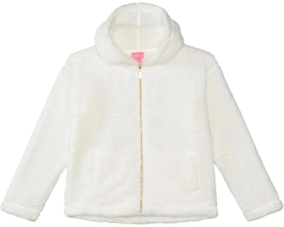 Худи Lilly Pulitzer Eastley из искусственного меха для детей на молнии